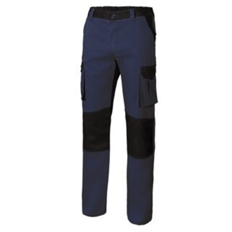 PANTALON MULTIBOLSILLOS AZUL NAVY / NEGRO T 44 - 103020B 61/0 44