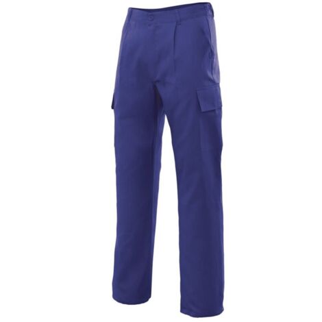 Pantalón multibolsillos - Azulina - Talla 44