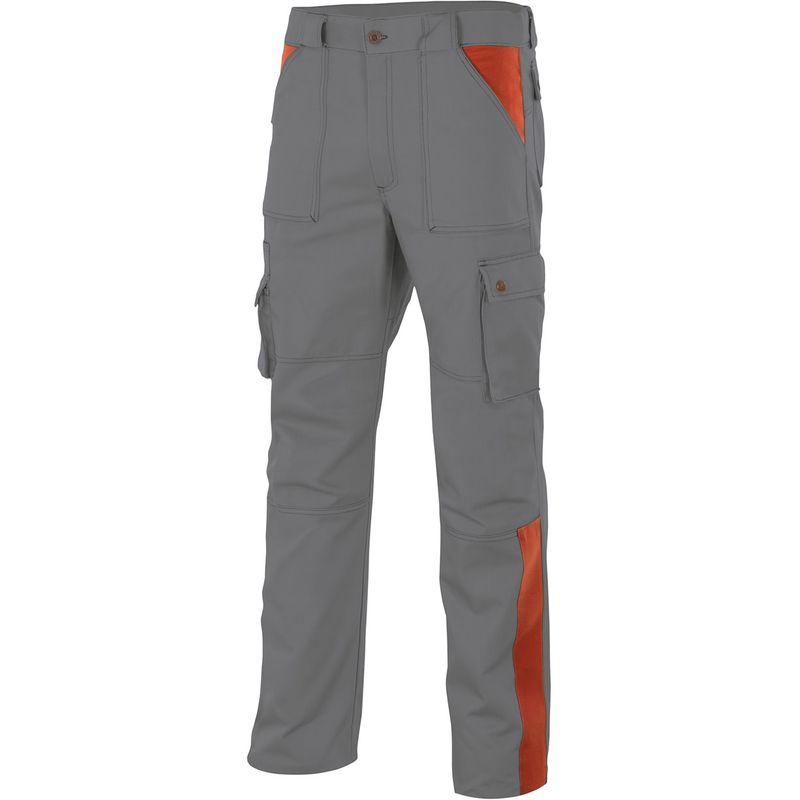 

PANTALÓN MULTIBOLSILLOS CON REFUERZO DE TEJIDO Gris L