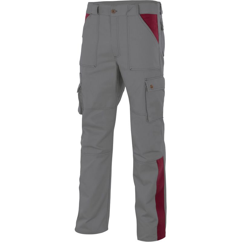 

PANTALÓN MULTIBOLSILLOS CON REFUERZO DE TEJIDO Gris 3XL