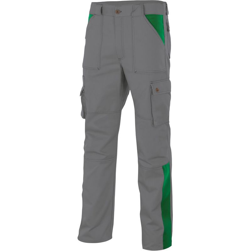 

PANTALÓN MULTIBOLSILLOS CON REFUERZO DE TEJIDO Gris M