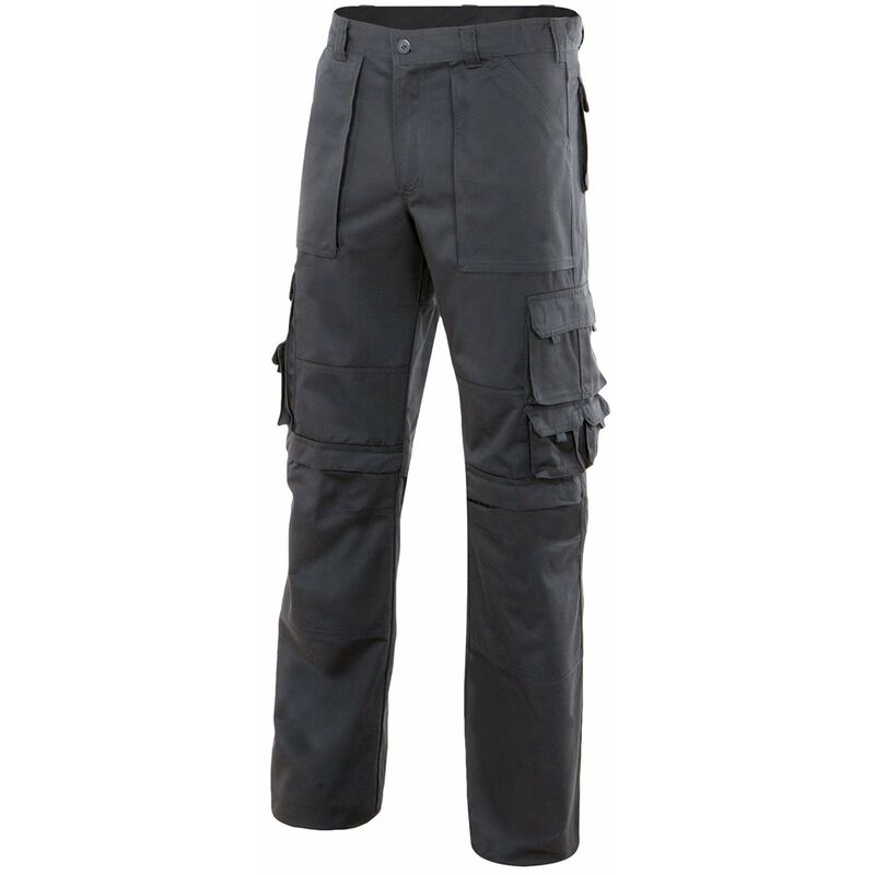 

PANTALÓN MULTIBOLSILLOS CON REFUERZO DE TEJIDO Negro L