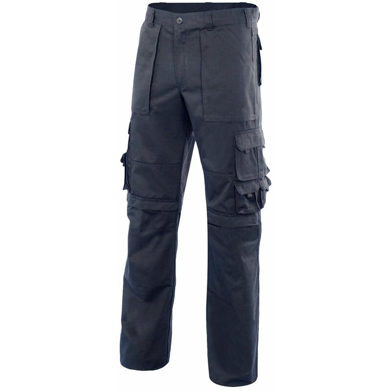 

PANTALÓN MULTIBOLSILLOS CON REFUERZO DE TEJIDO Azul Marino S