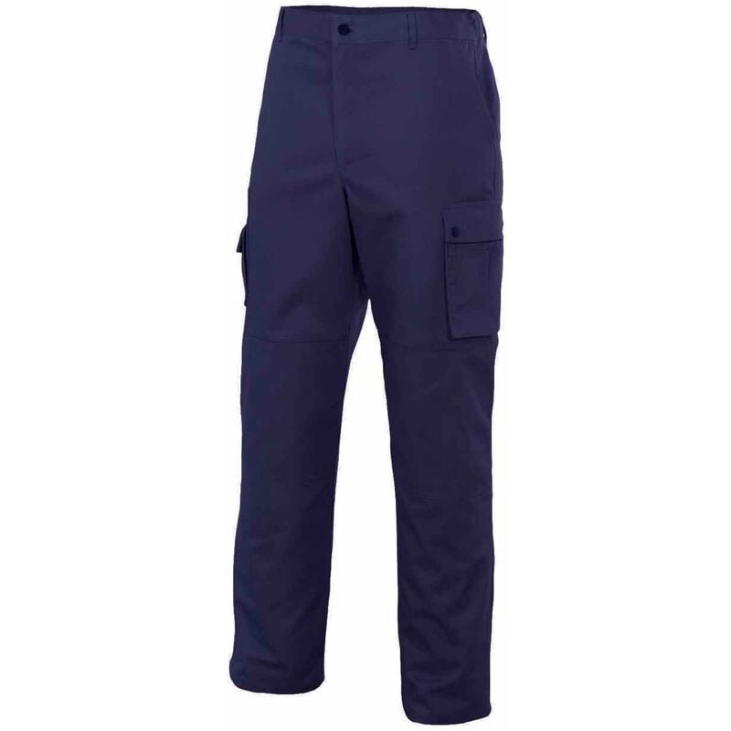 

Pantalon Con Refuerzos Azul Marino M