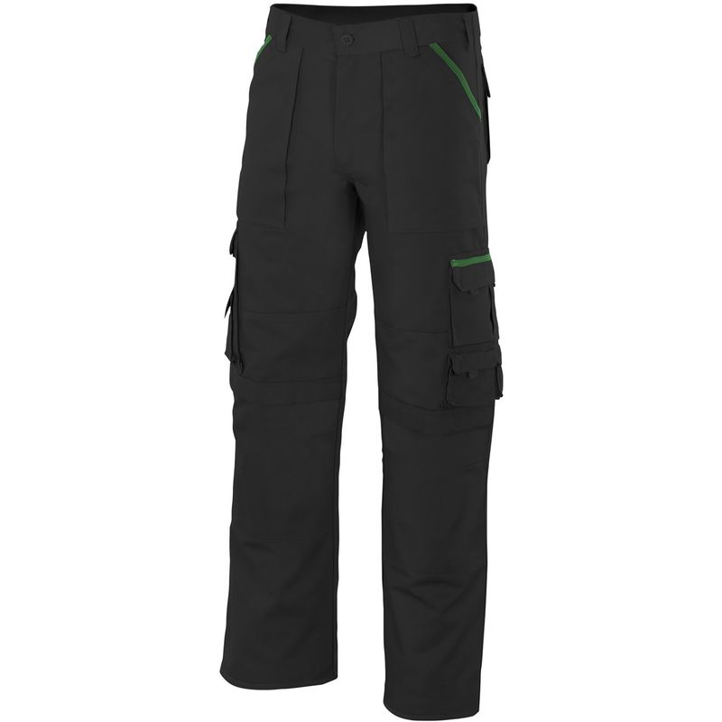 

PANTALÓN MULTIBOLSILLOS CON REFUERZO DE TEJIDO Negro M