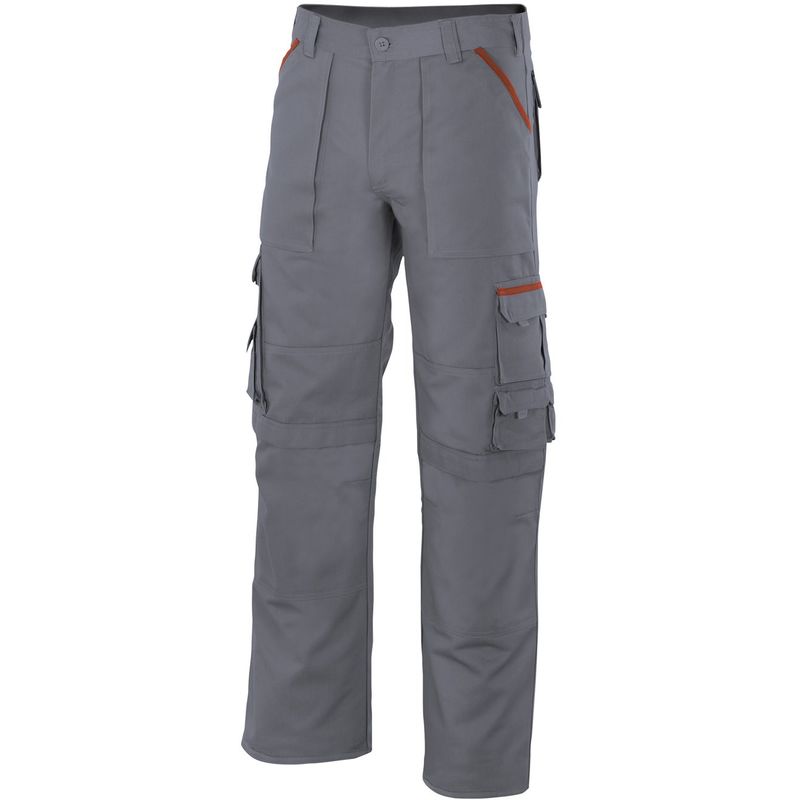 

PANTALÓN MULTIBOLSILLOS CON REFUERZO DE TEJIDO Gris S