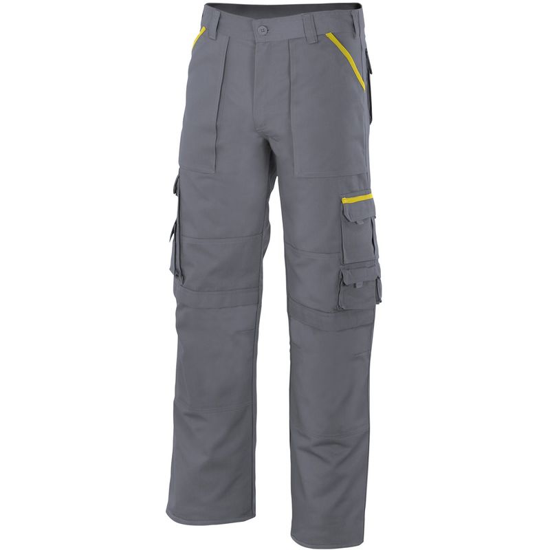 

PANTALÓN MULTIBOLSILLOS CON REFUERZO DE TEJIDO Gris L