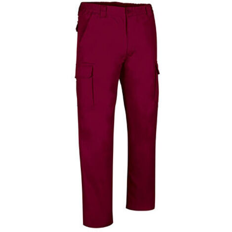 Pantalón multibolsillos de corte clásico Roble L Granate Caoba