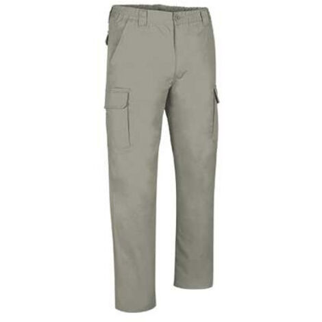 Pantalón multibolsillos de corte clásico Roble XL Beige arena