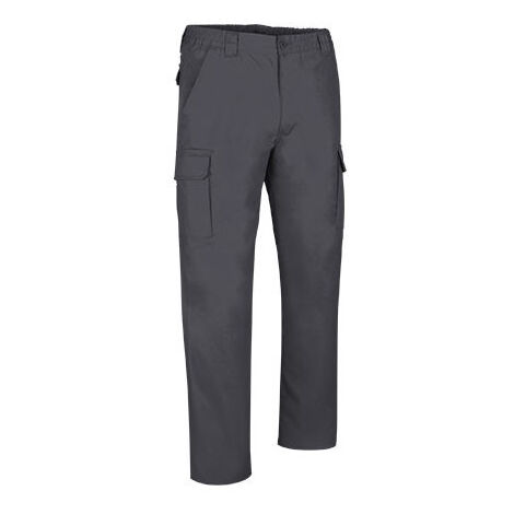 Pantalón multibolsillos de corte clásico VALENTO Roble XL Gris carbón
