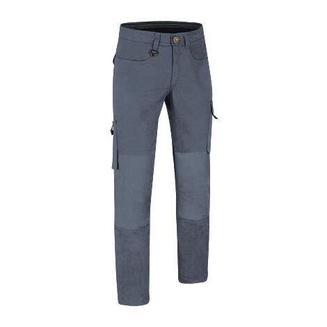 Pantalón multibolsillos de tejido canvas más resistente Brody VALENTO 44 Gris cemento