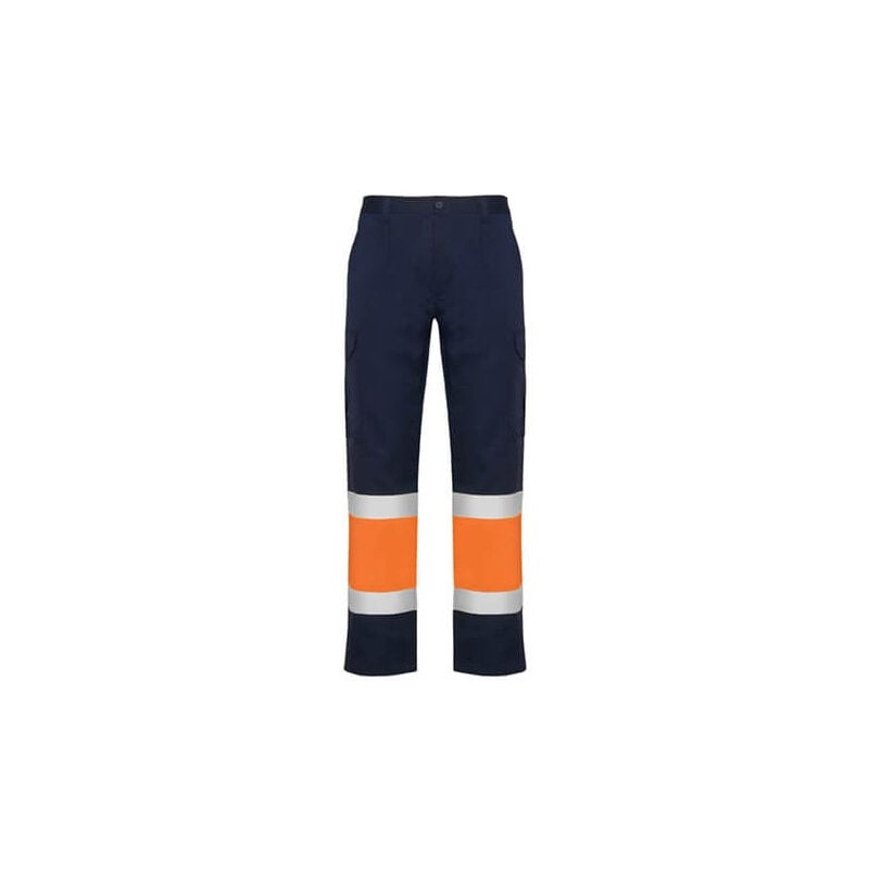 

Pantalón multibolsillos de verano NAOS HV9300 | 42 - Azul Marino/Naranja Fluor