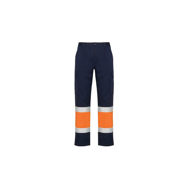 

Pantalón multibolsillos de verano NAOS HV9300 | 48 - Azul Marino/Naranja Fluor