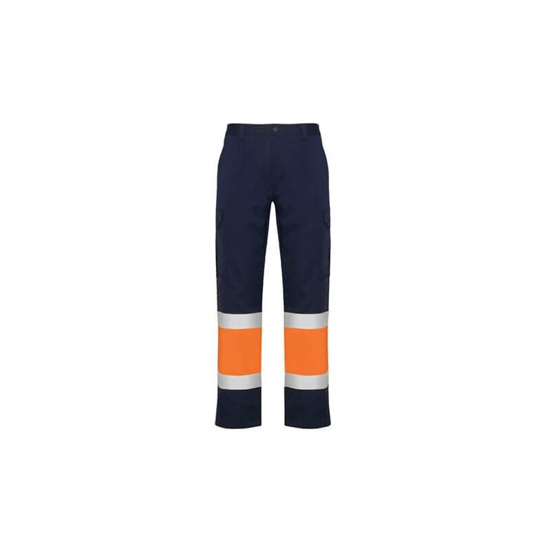 

Pantalón multibolsillos de verano NAOS HV9300 | 56 - Azul Marino/Naranja Fluor