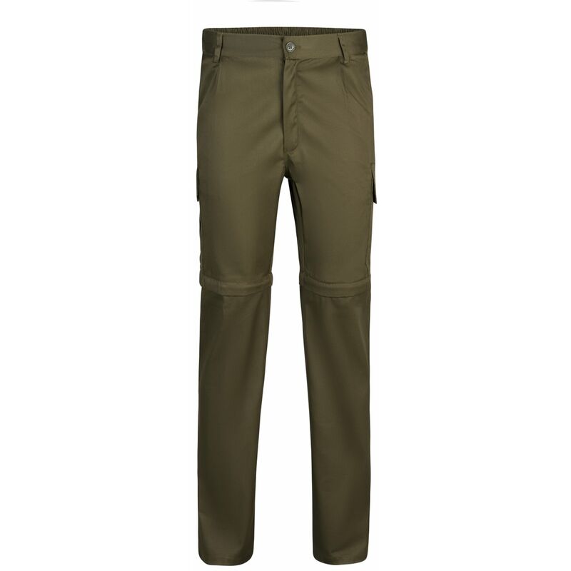 

PANTALON DESMONTABLE MULTIBOLSILLOS Verde Caza 52