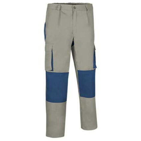 Pantalón multibolsillos en colores combinados Darko S Beige arena / Azul acero