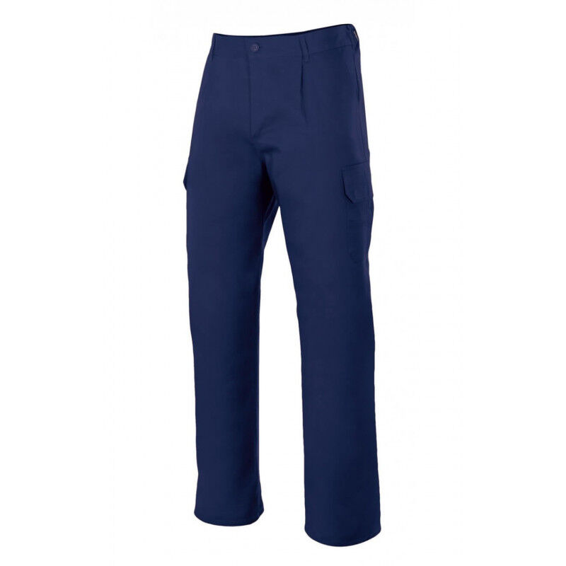

Pantalón industrial forrado con pinzas Serie 103006 | Azul marino - 44 - Velilla