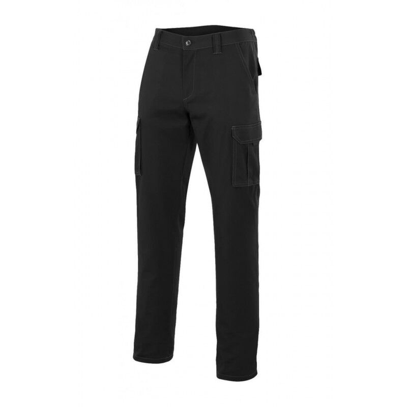 

Pantalón multibolsillos de corte Slim Fit con goma elástica Serie 103001 | Negro - 36 - Velilla