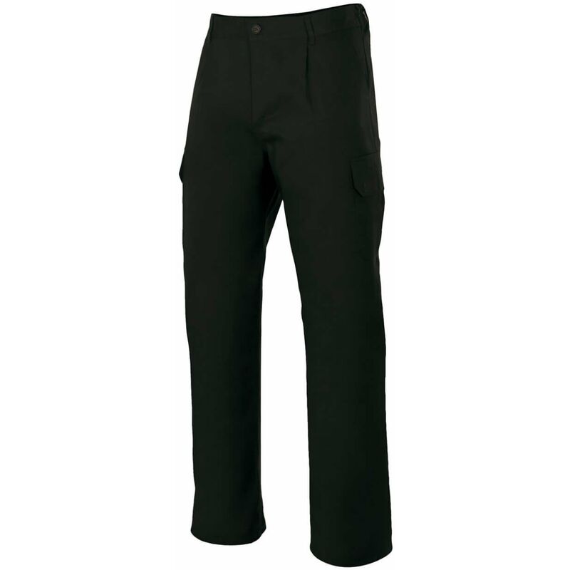 

Pantalón industrial con costura de seguridad y bolsillos de parche Serie 345 | Negro - 64 - Velilla