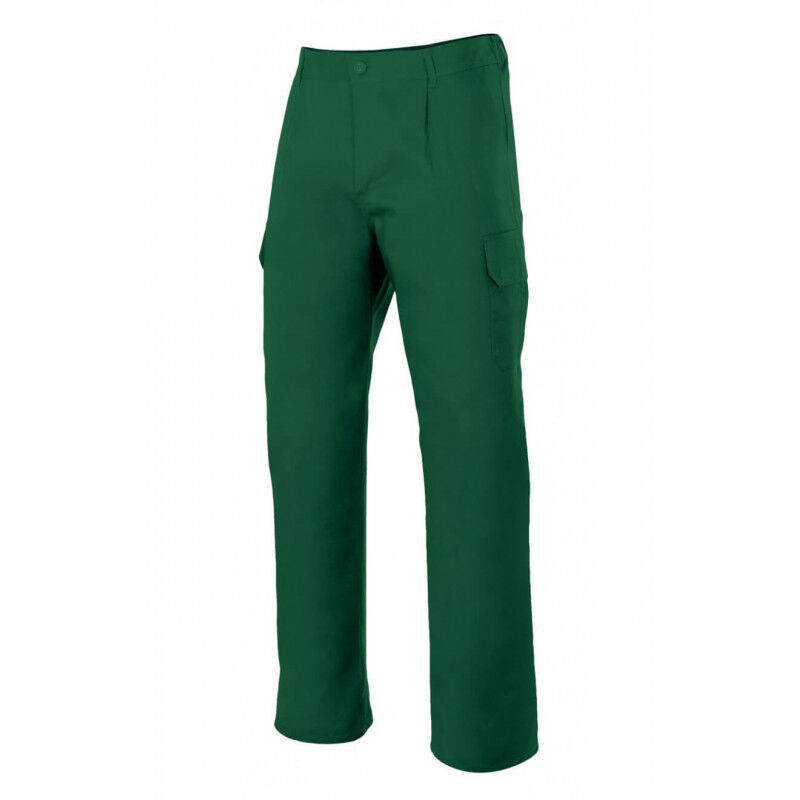 

Pantalón industrial con costura de seguridad y bolsillos de parche Serie 345 | 42 - Verde bosque - Velilla