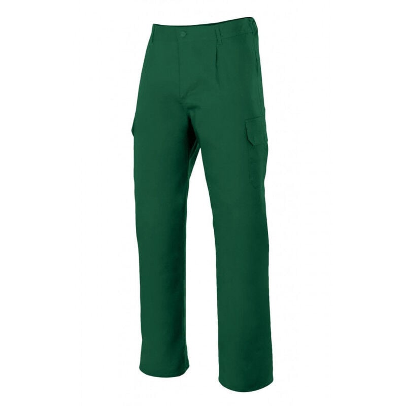 

Pantalón industrial con costura de seguridad y bolsillos de parche Serie 345 | 56 - Verde bosque - Velilla
