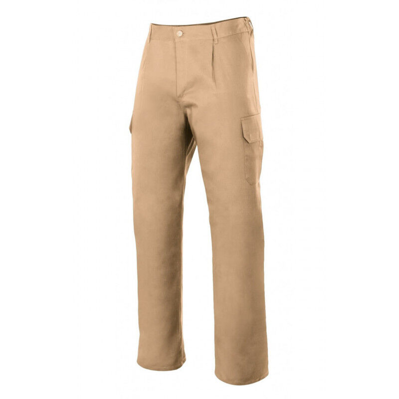 

Pantalón industrial con costura de seguridad y bolsillos de parche Serie 345 | Beige - 34 - Velilla