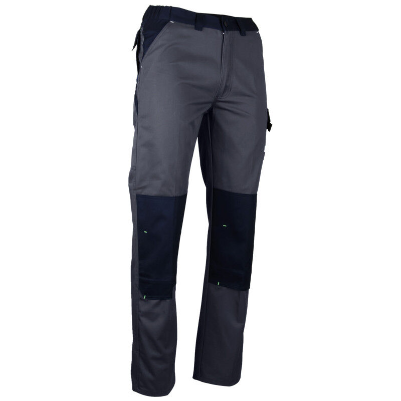 Lebeurre - Pantalon bicolore sulfate lma - 1622 - Gris / Noir - 54