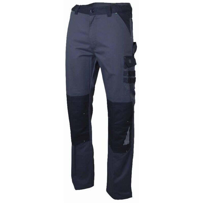 Lebeurre - Pantalon bicolore sulfate lma - 1622 - Gris / Noir - 50