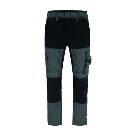 Pantalon multipoches 48 – Tissu ripstop 210 g/m² – Parties extensibles pour confort – Poches renforcées Cordura® pour outils – Herock