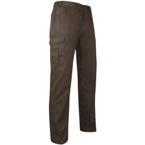 Pantalon multipoches LMA Daim Marron 46.