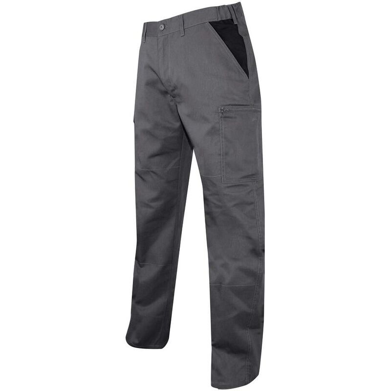 pantalon multipoches lma perceuse gris / noir 38 - gris / noir
