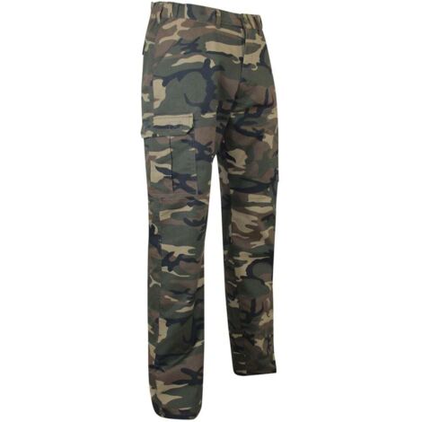 Pantalon multipoches LMA Sanglier Camouflage Kaki
