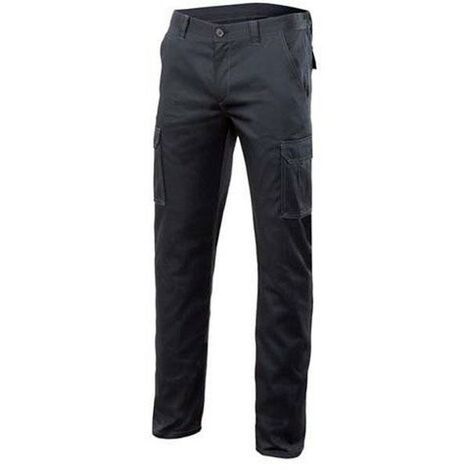 Pantalon multipoches stretch noir VELILLA - talla 38