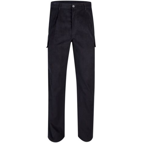 Pantalón Pana Multibolsillos Azul Marino S