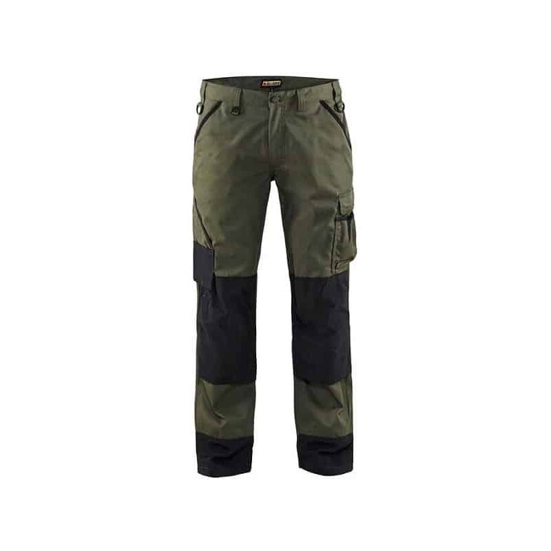 Blaklader - Pantalon de travail paysagiste - 1454 - Vert foncé - 52 - Jambes standards