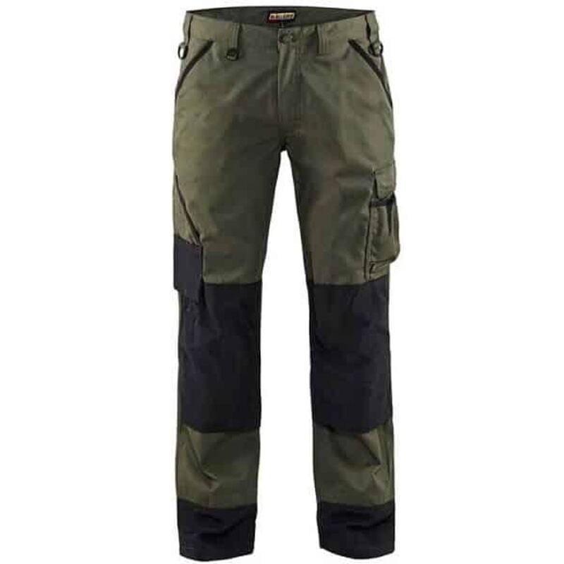 Blaklader - Pantalon de travail paysagiste - 1454 - Vert foncé - 42 - Jambes standards