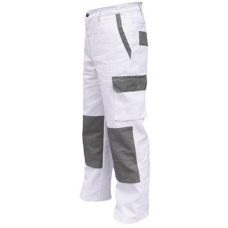 Pantalon de travail peintre Essentials Paint CATERPILLAR 1810094 - Blanc -  40 - Jambes standards