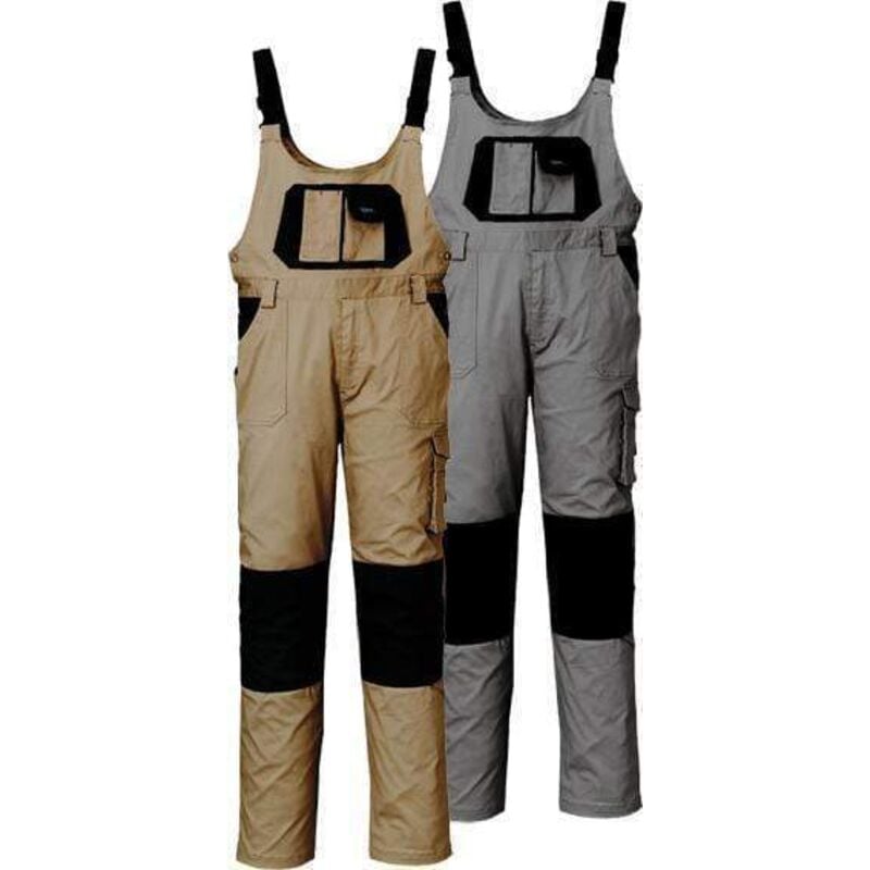 Starter - Issaline Pantalon Peto Stretch 8735C Gris - negroXXLXXL Gris - negro