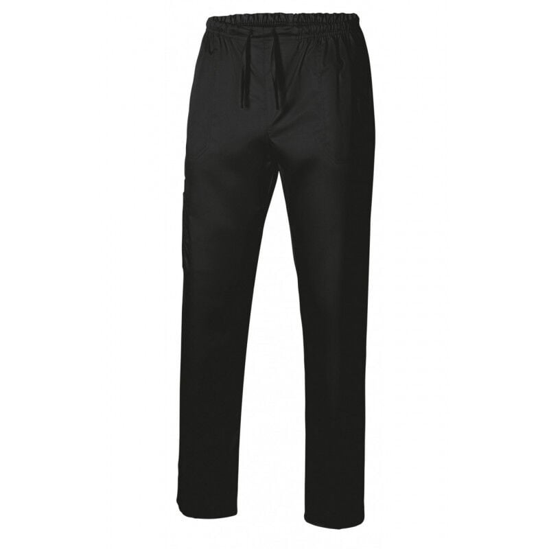 

Pantalón sanitario tipo pijama stretch ajustable con cintas VELILLA Serie 533006S | Negro - M