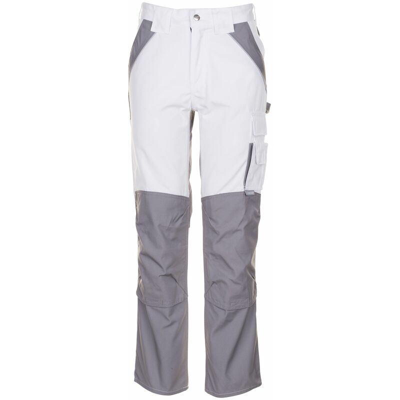 Planam - Pantalon Plaline blanc/zinc Taille 50 - weiss