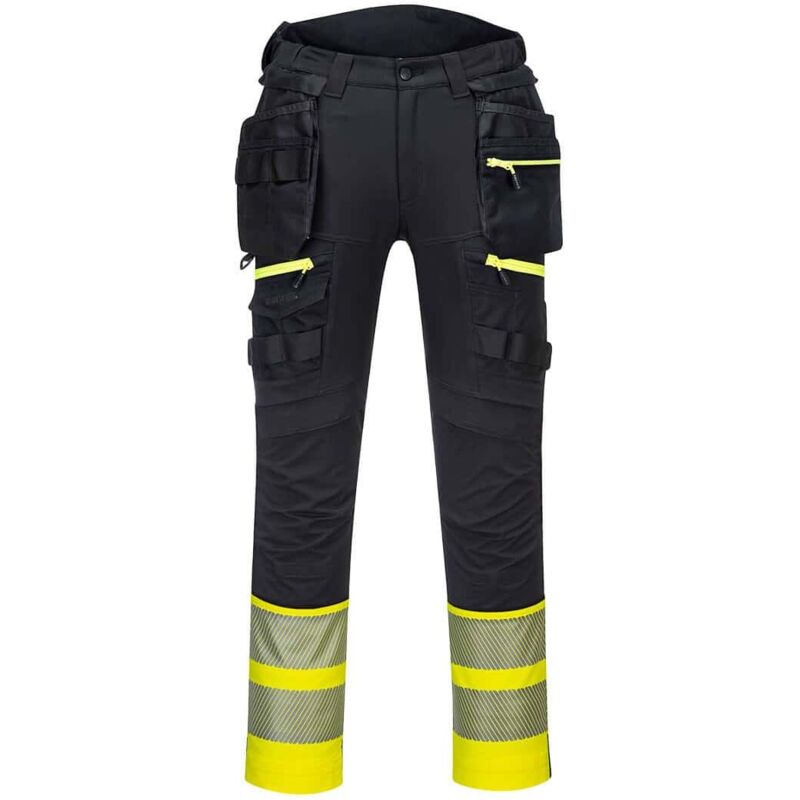 Holster-hose Dx4 Hi-vis Klasse 1 Farbe, Gelb/schwarz Größe 50 - Portwest