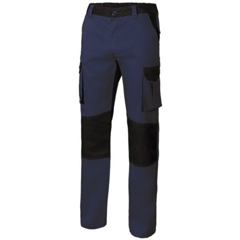 PANTALON POLIESTER / ALGODON 240 GR SOLID MATCH NAVY / NEGRO