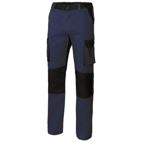 PANTALON POLIESTER / ALGODON 240 GR SOLID MATCH NAVY / NEGRO