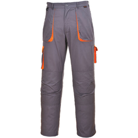 Pantalón Portwest Texo de color contrast: gris, talla XL - Portwest