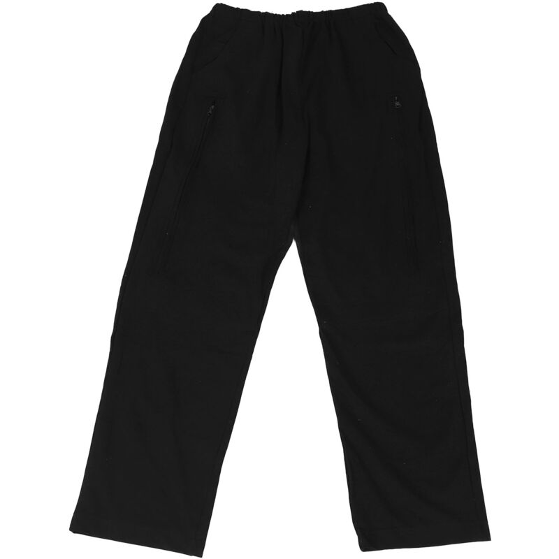 Pantalon pour sac à urine pour personnes âgées, 2 poches intérieures latérales, pantalon long pour cystostomie pour sac à urine de 2000 ml, noir, l