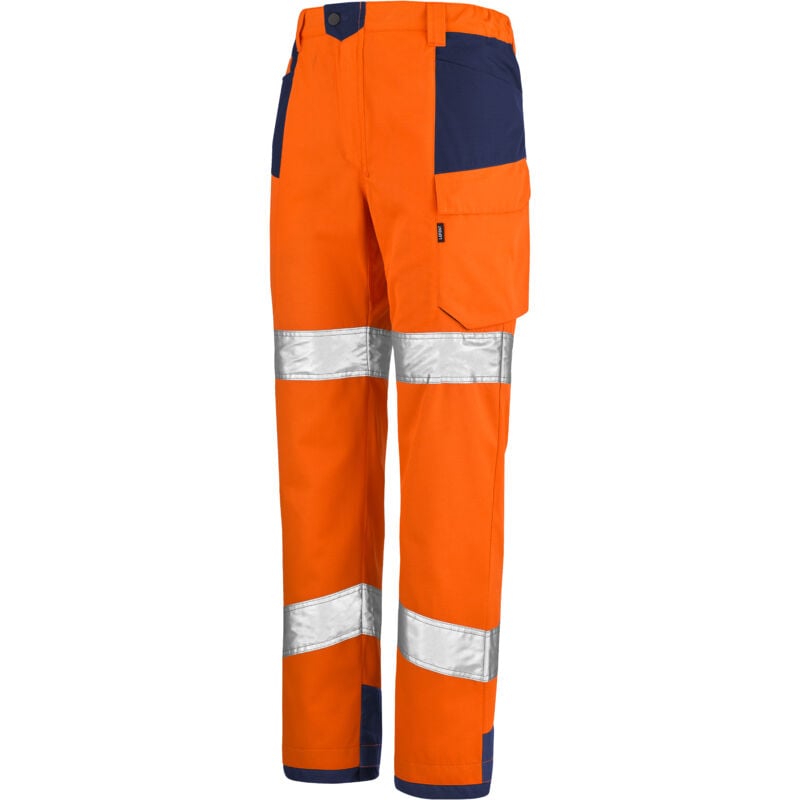Lafont - pantalon retina orange fluo / bleu marine m - FR(44-46)