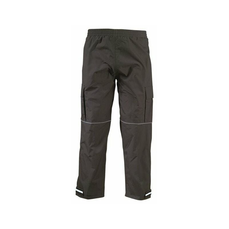 Coverguard - Pantalon ripstop noir 100% polyamide enduit pu respirant taille m