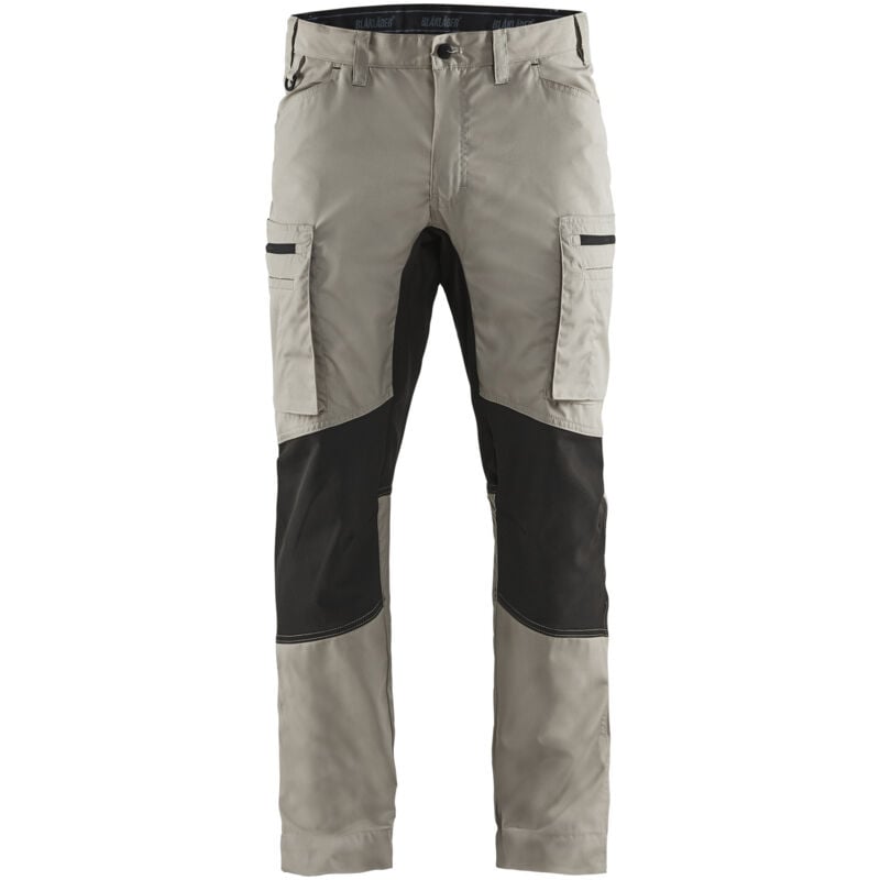 Pantalon de travail stretch 1459 - Beige/Noir m - FR(44) - SE(C50) - Courtes