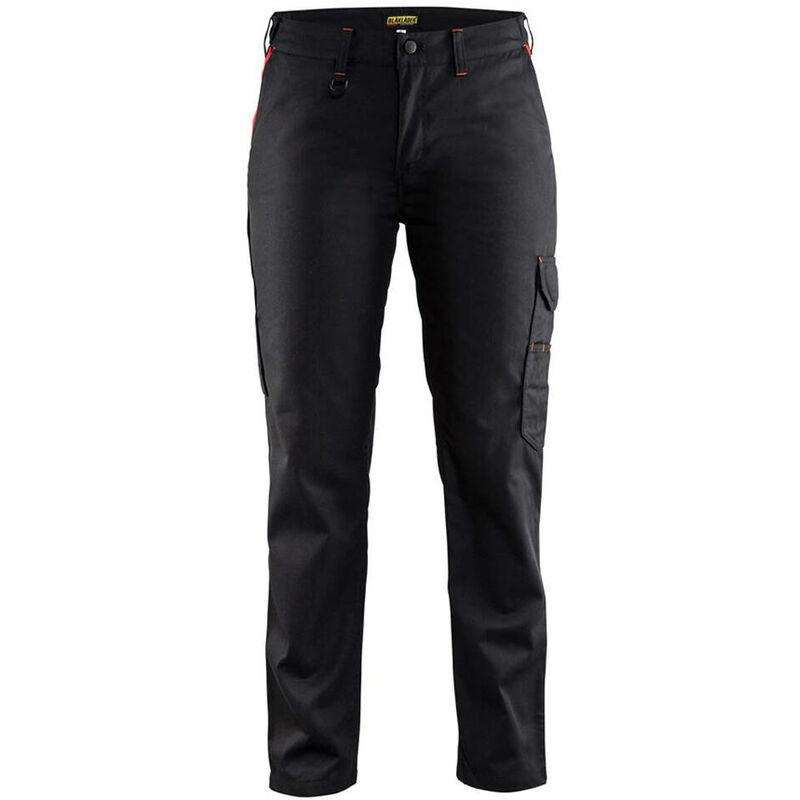 Pantalon de travail femme Blaklader Industrie Noir / Rouge 50 - Noir / Rouge
