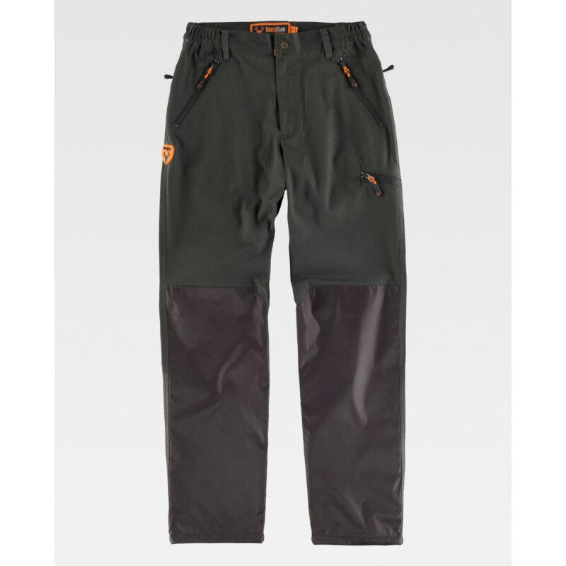 

Pantalón sport recto con refuerzos en tejido combinado S8335 | XL - Verde caza / Marrón - Workteam